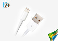 iPhone 5 Smartphone Aksesori Putih Standard 1m Round Tube Kabel USB
