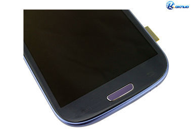 Putih, hitam, biru asli samsung galaxy s3 lcd + digitizer penggantian layar