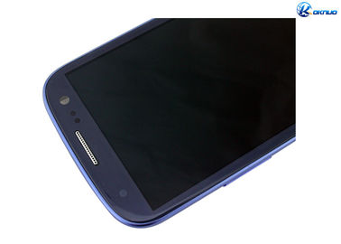 Putih, hitam, biru asli samsung galaxy s3 lcd + digitizer penggantian layar