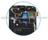 Bagian perbaikan Cell Phone untuk Samsung Galaxy Note 2 N7100 LCD Screen Dengan Digitizer 5.5 Inch