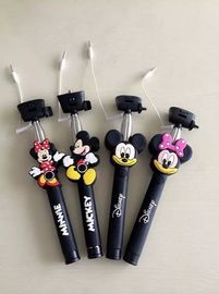 Colorful Kartun Selfie Stick, Kartun Monopod untuk ponsel, Carton monopod selfie tongkat