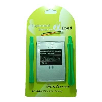Kualitas tinggi Li-thium Polymer Baterai untuk iPod 2Generation Battery
