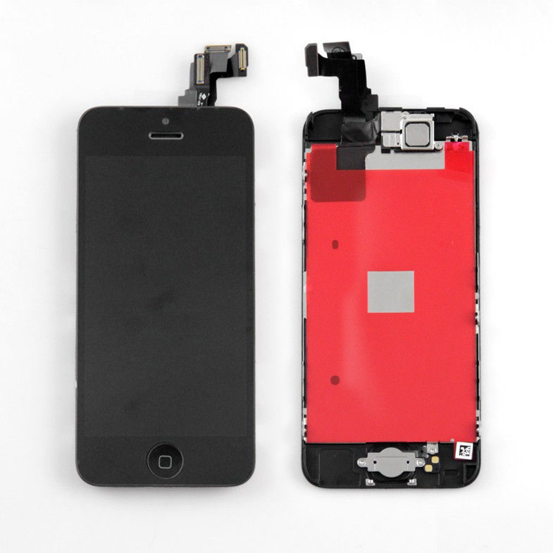 iphone 5C LCD Screen dan Digitizer Majelis dengan Lubang suara, Bagian Depan Flex Cable Kecil