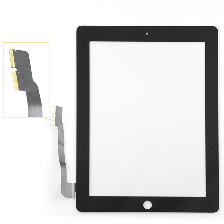 Hitam iPad 3 Touch Screen Perbaikan iPad 3 Kaca Touch Panel Layar