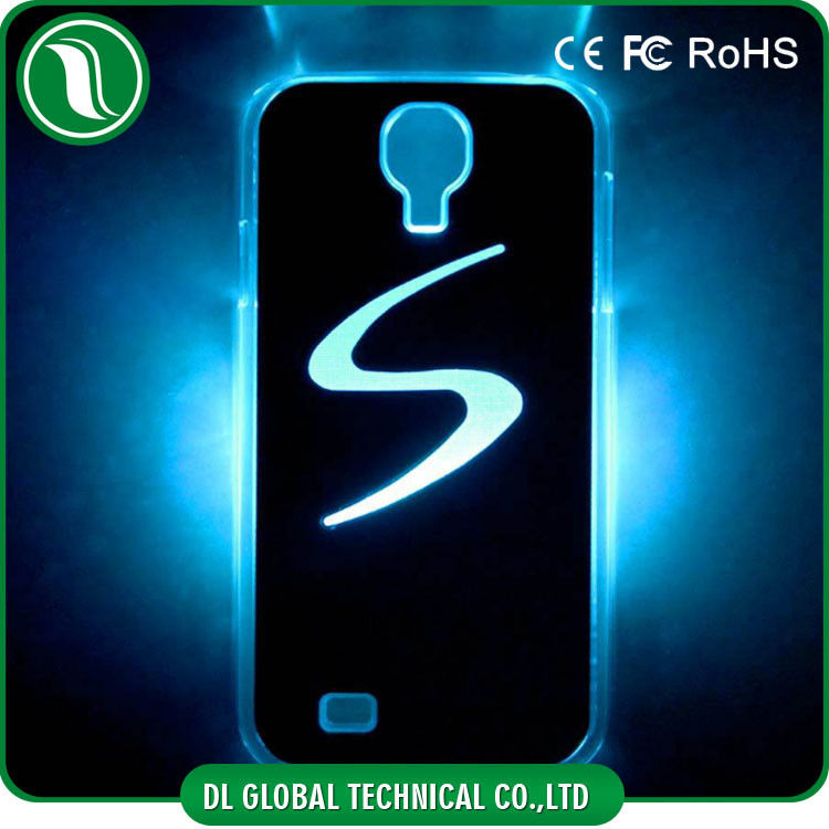 Disesuaikan Samsung Kasus Cell Phone Led Cahaya Telepon Case untuk Samsung Galaxy S4