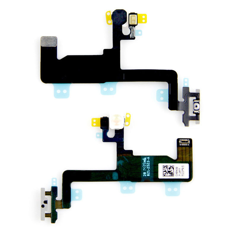 Tombol Daya Flex Cable On Off Beralih Connector untuk iPhone 6 Penggantian Parts dengan Mic Flex Cable Ribbon