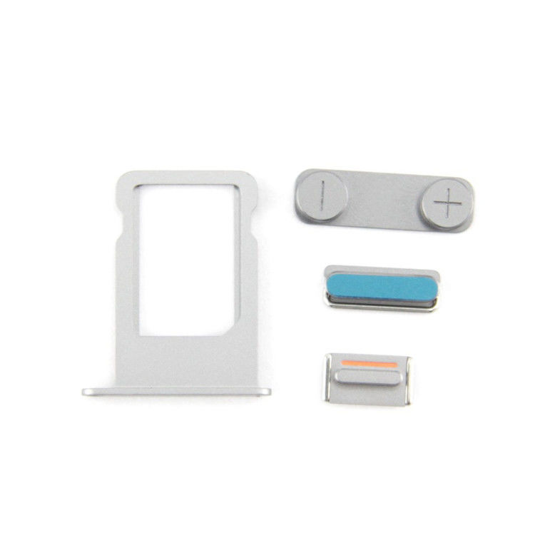 iPhone 5S Penggantian Parts 4 IN 1 Mute Beralih, Tombol Power dan Volume Key dengan Sim Card Tray