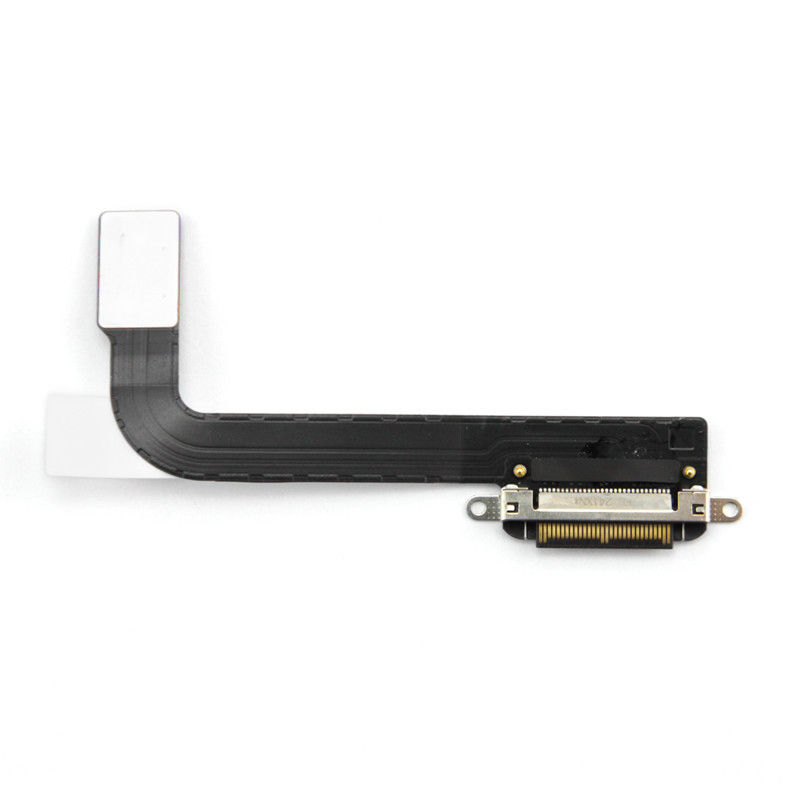 Hitam baru iPad 3 dermaga konektor pengisian Port Flex kabel untuk ipad penggantian bagian 30 pin konektor dermaga