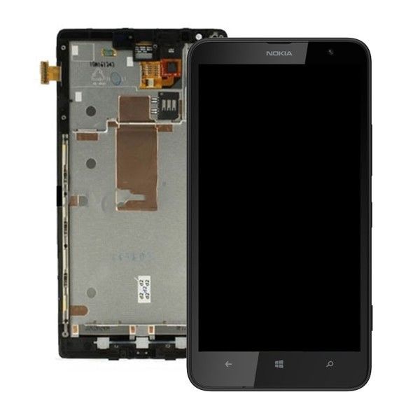 Hitam Warna 6 Inch Nokia LCD Screen Untuk Nokia 1320 Majelis LCD Penggantian
